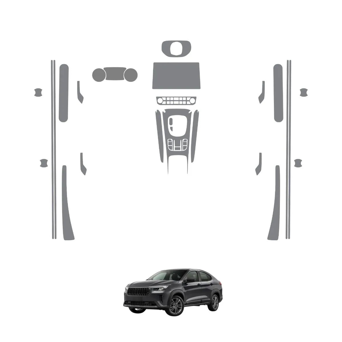 Película PPF Interior Exterior Fastback Audace 22 26