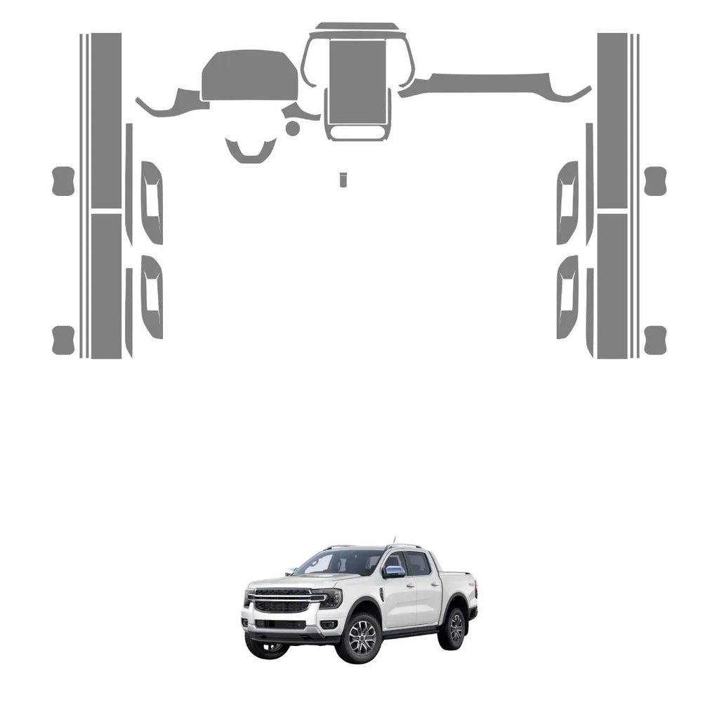 Película PPF Interior e Exterior Ranger Limited 2023 a 2026 – Garantia de 5 Anos
