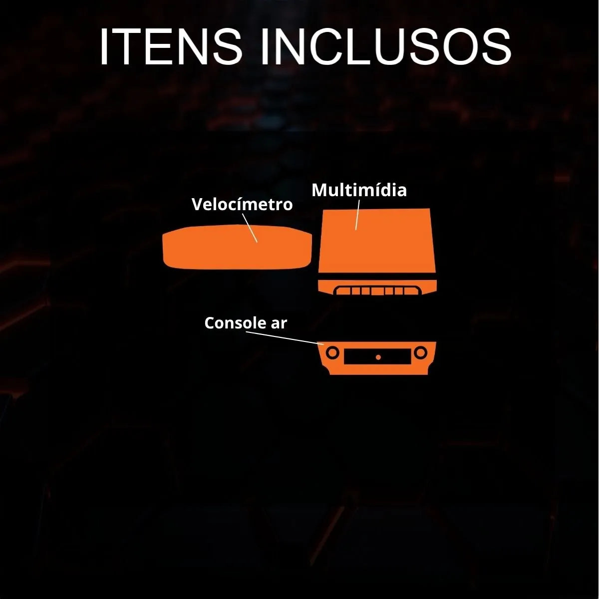 Película PPF Velocímetro Multimídia Console Ar Commander Limited T270 22 26