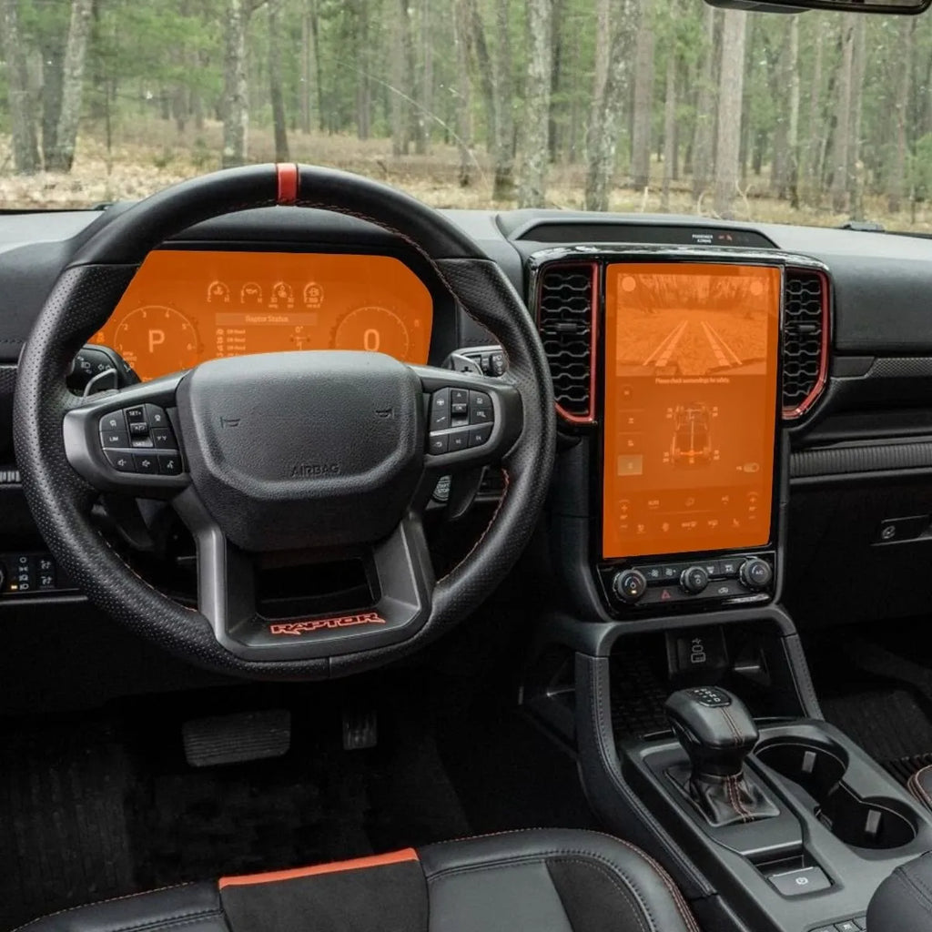 Película PPF Velocímetro e Multimídia Ranger Raptor 2023 a 2026