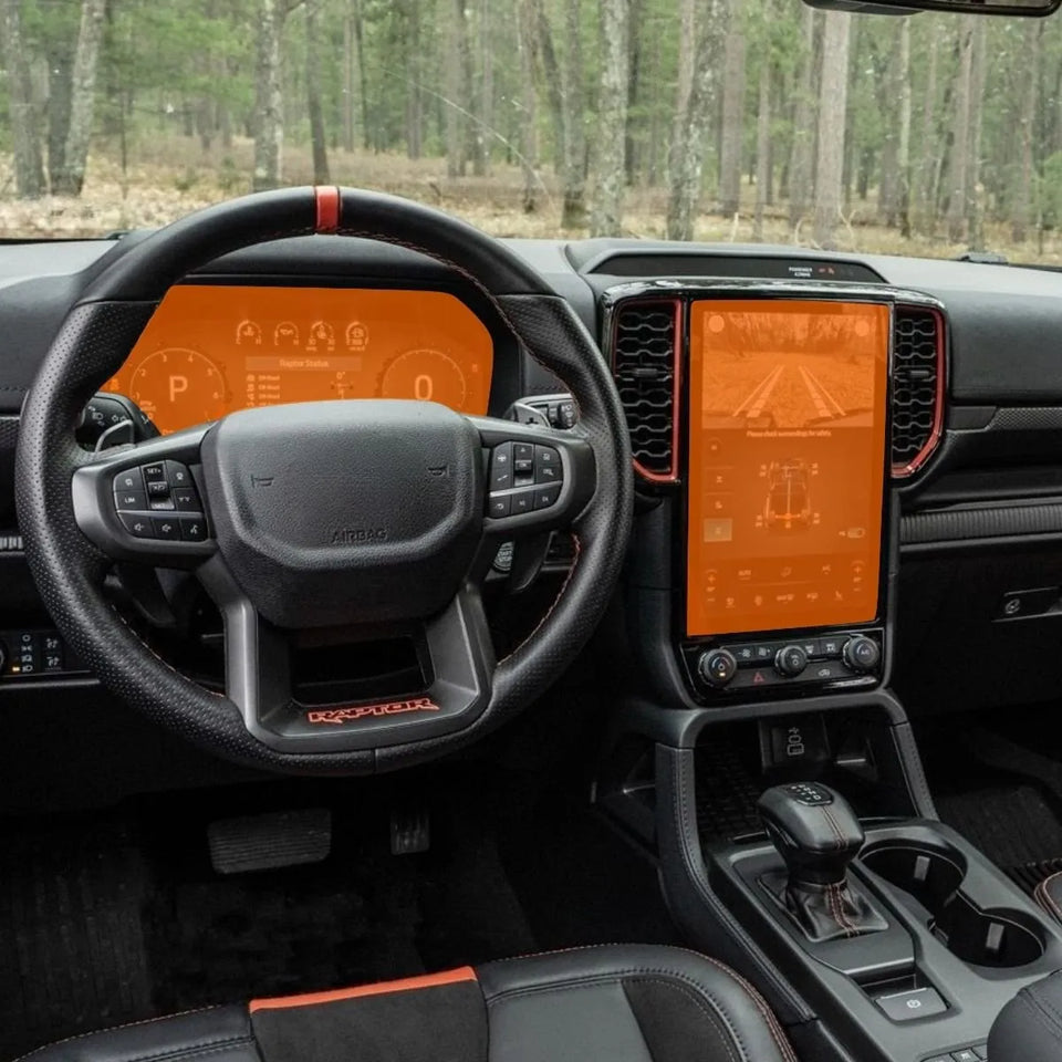 Película PPF Velocímetro e Multimídia Ranger Raptor 2023 a 2026