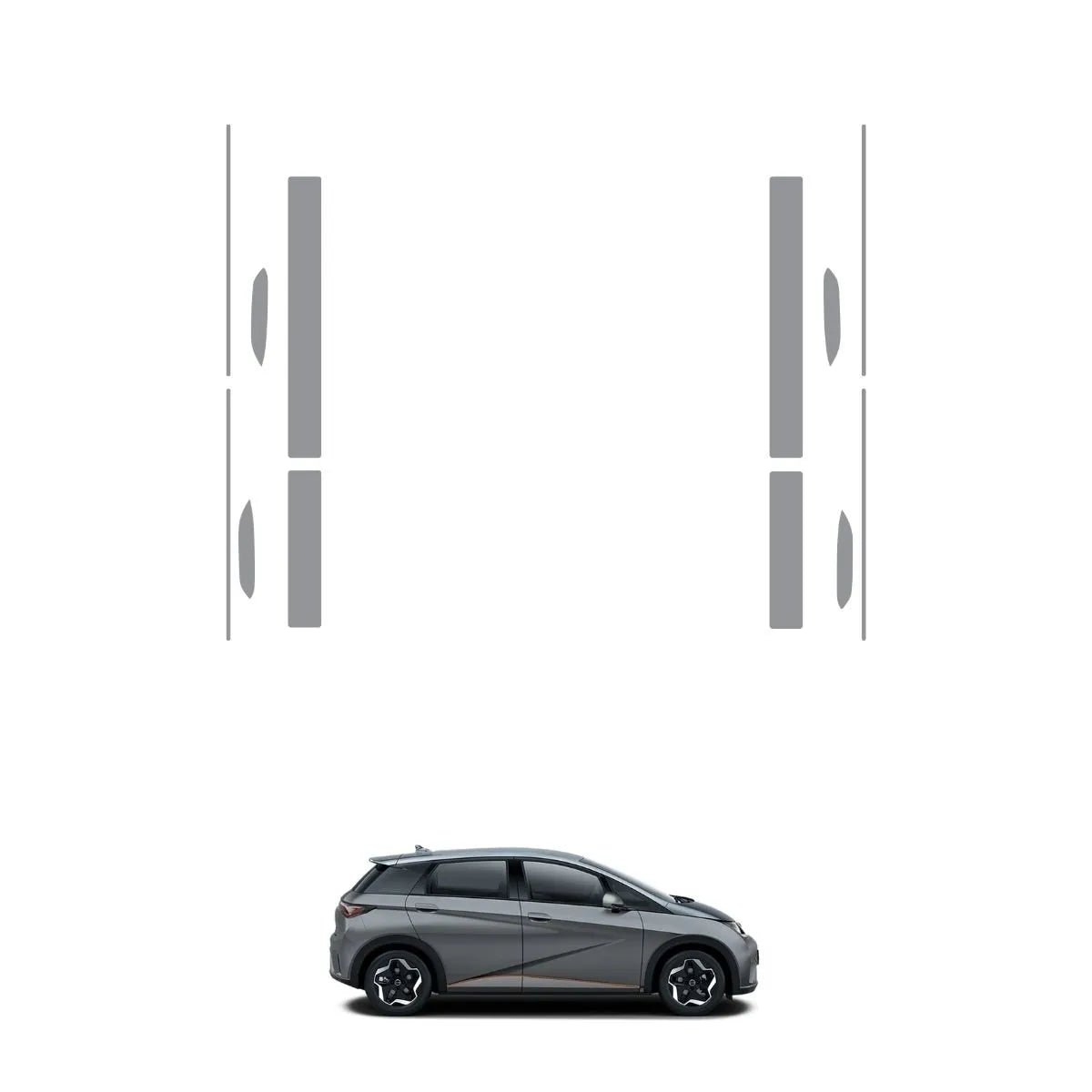 Película PPF Proteção de Portas BYD Dolphin 2026 – Garantia de 5 Anos