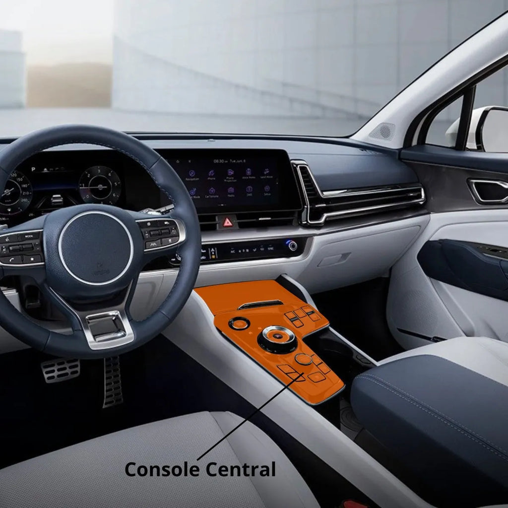 Película PPF Console Central Kia Sportage 24 25