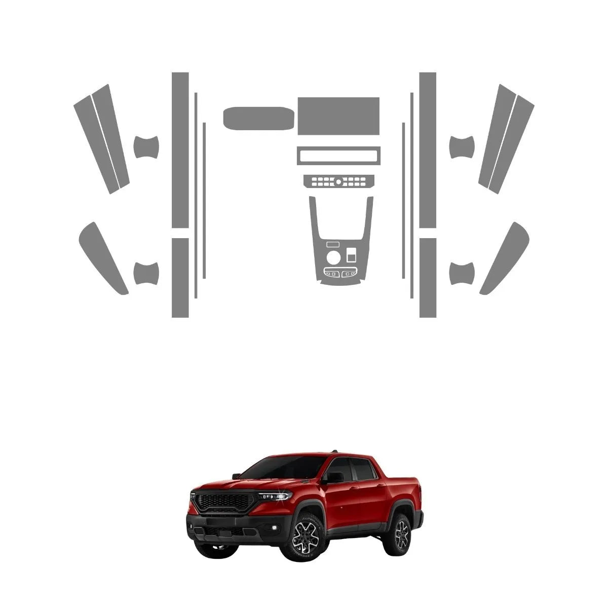 Película PPF Interno e Externo Rampage 2023 a 2026 – Proteção Premium com Garantia de 5 Anos