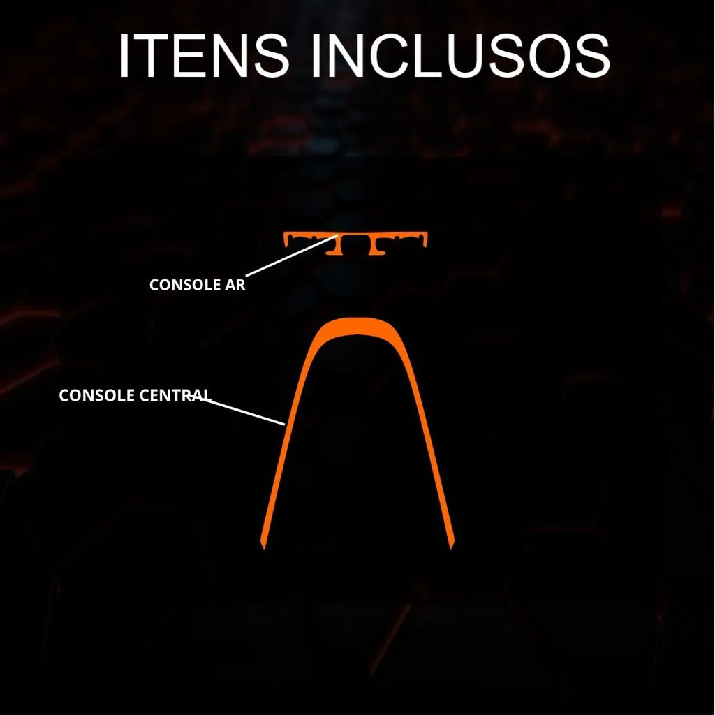 Película PPF Console Central e Console do Ar Ora 03 GT 2023 a 2026 – Garantia de 5 Anos