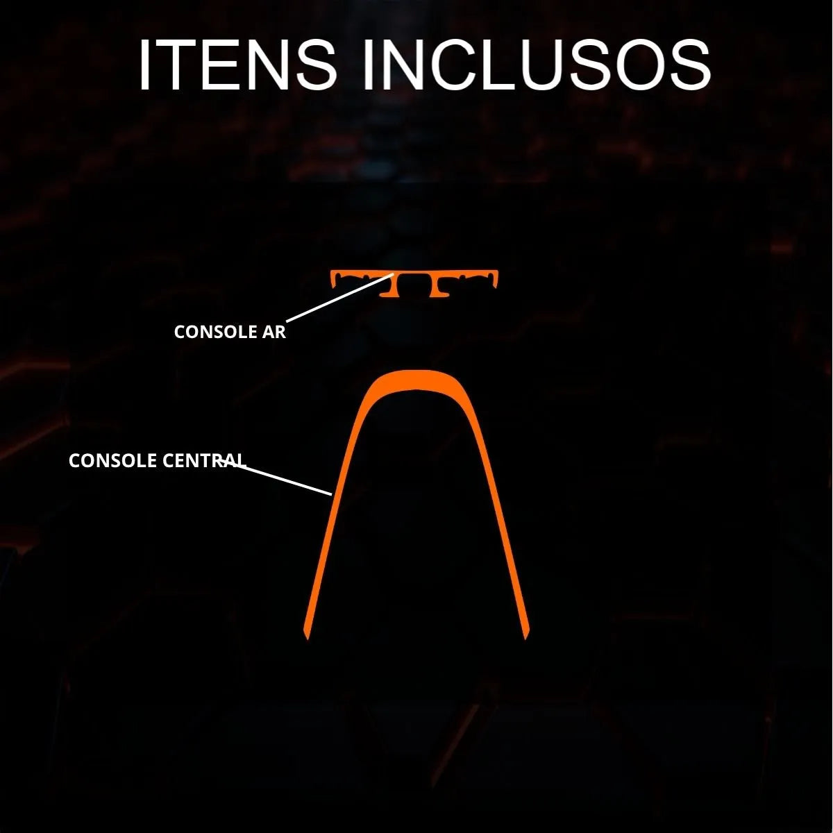 Película PPF Console Central e Console do Ar Ora 03 GT 2023 a 2026 – Garantia de 5 Anos