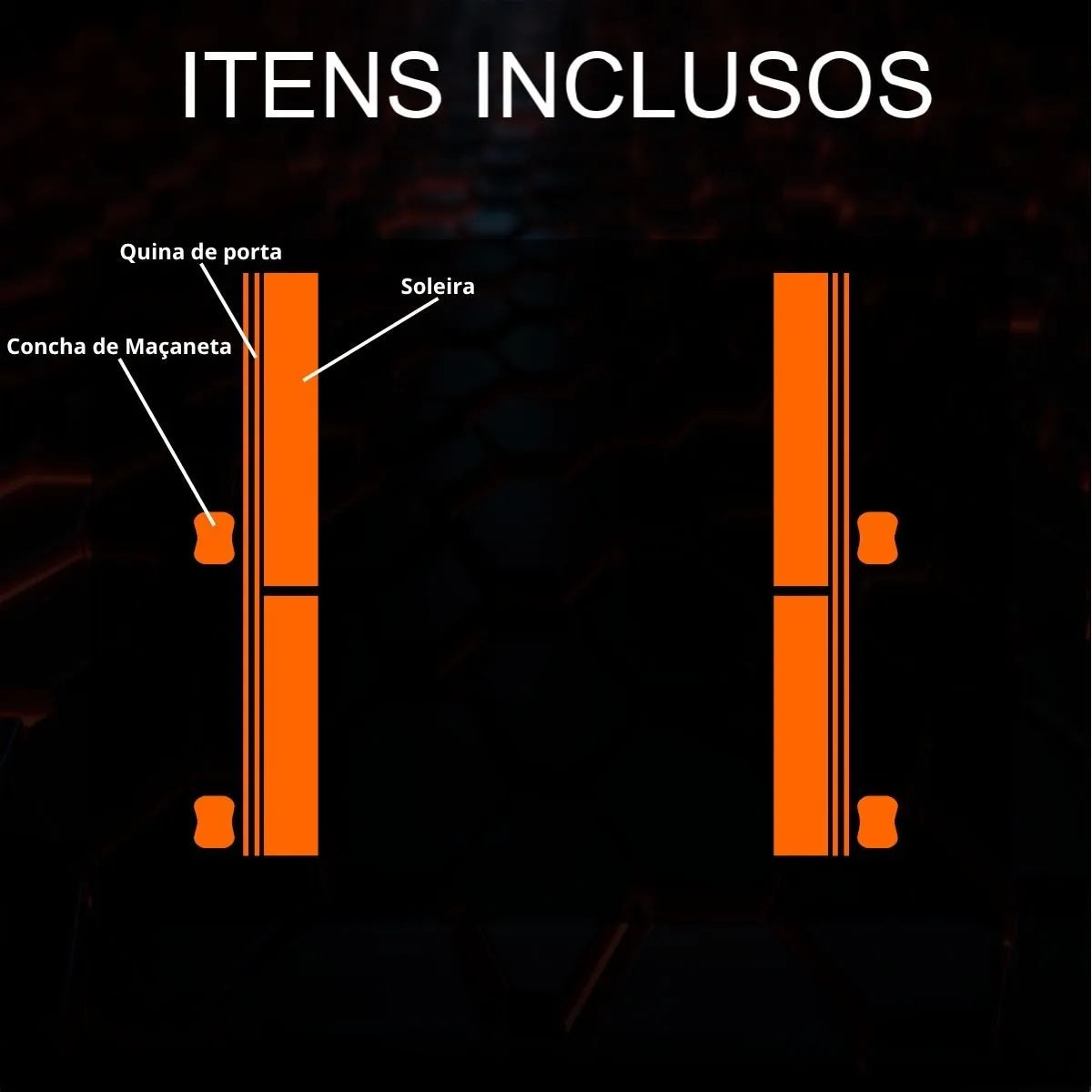 Película PPF Proteção de Portas Ranger Raptor 2023 a 2026 – Garantia de 5 Anos