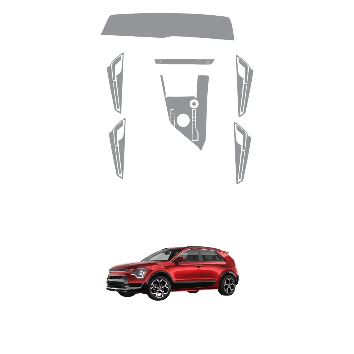 Película PPF Interior Completo Kia Niro Rio 23 25