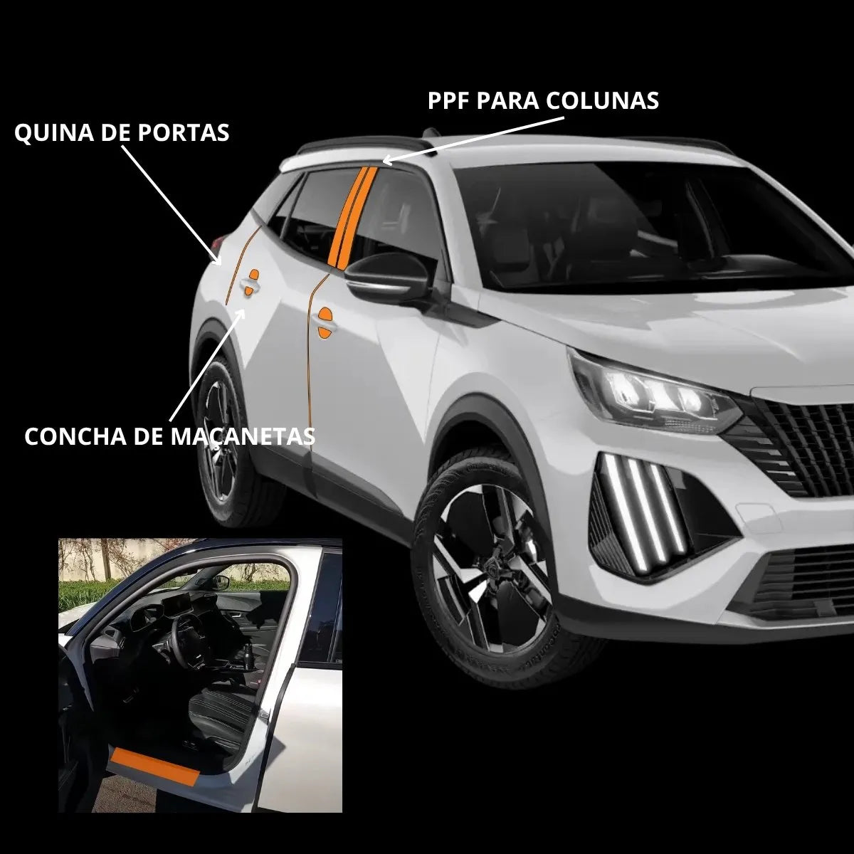 Película PPF Interior Exterior Peugeot 2008 GT 25
