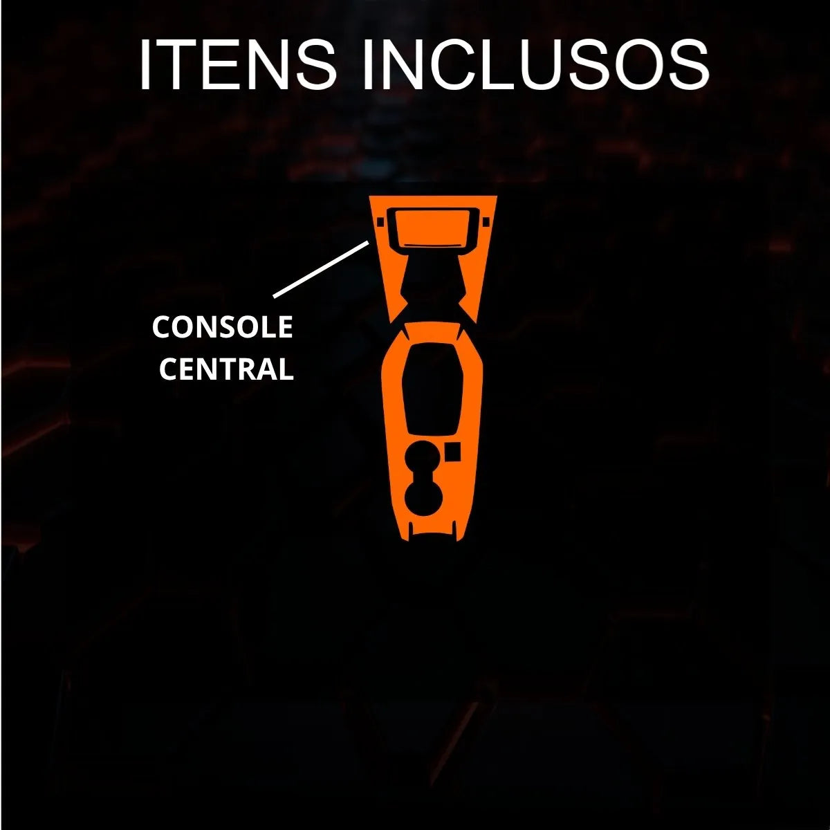 Película PPF Console Central Peugeot 2008 Active 2025 – Garantia de 5 Anos