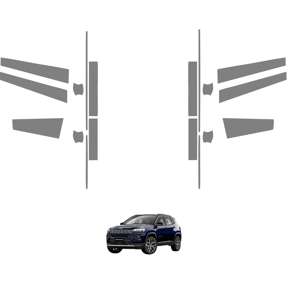 Película PPF Conchas Colunas soleiras Compass Limited T270 24 25