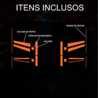 Película PPF Kit Proteção de Portas Commander Blackhawk Hurricane 2022 a 2026 – Garantia de 5 Anos