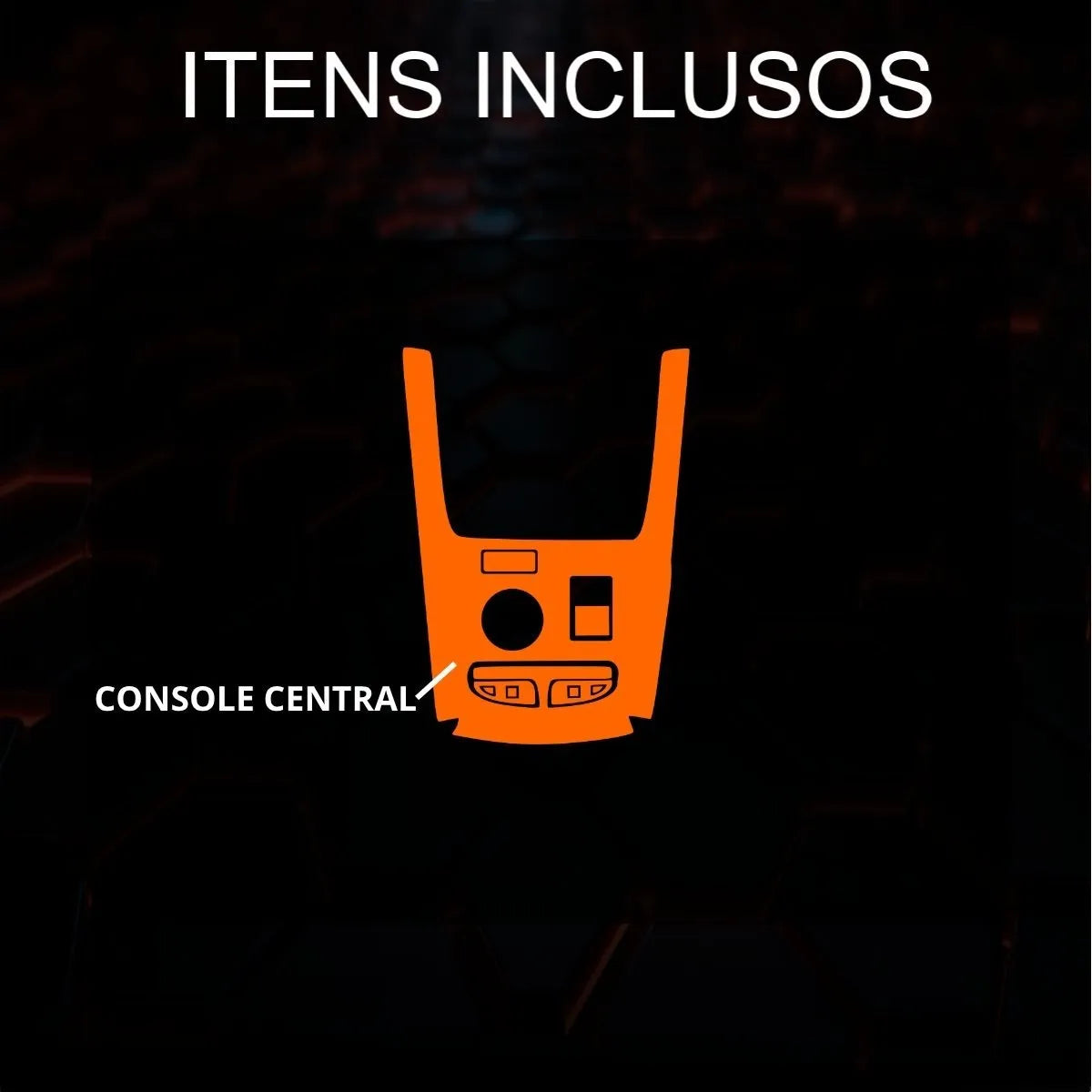 Película PPF Console Central Rampage 2023 a 2026 – Proteção Premium com Garantia de 5 Anos