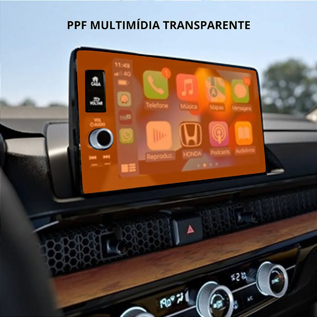 Película PPF Velocímetro Multimídia Honda CRV 25