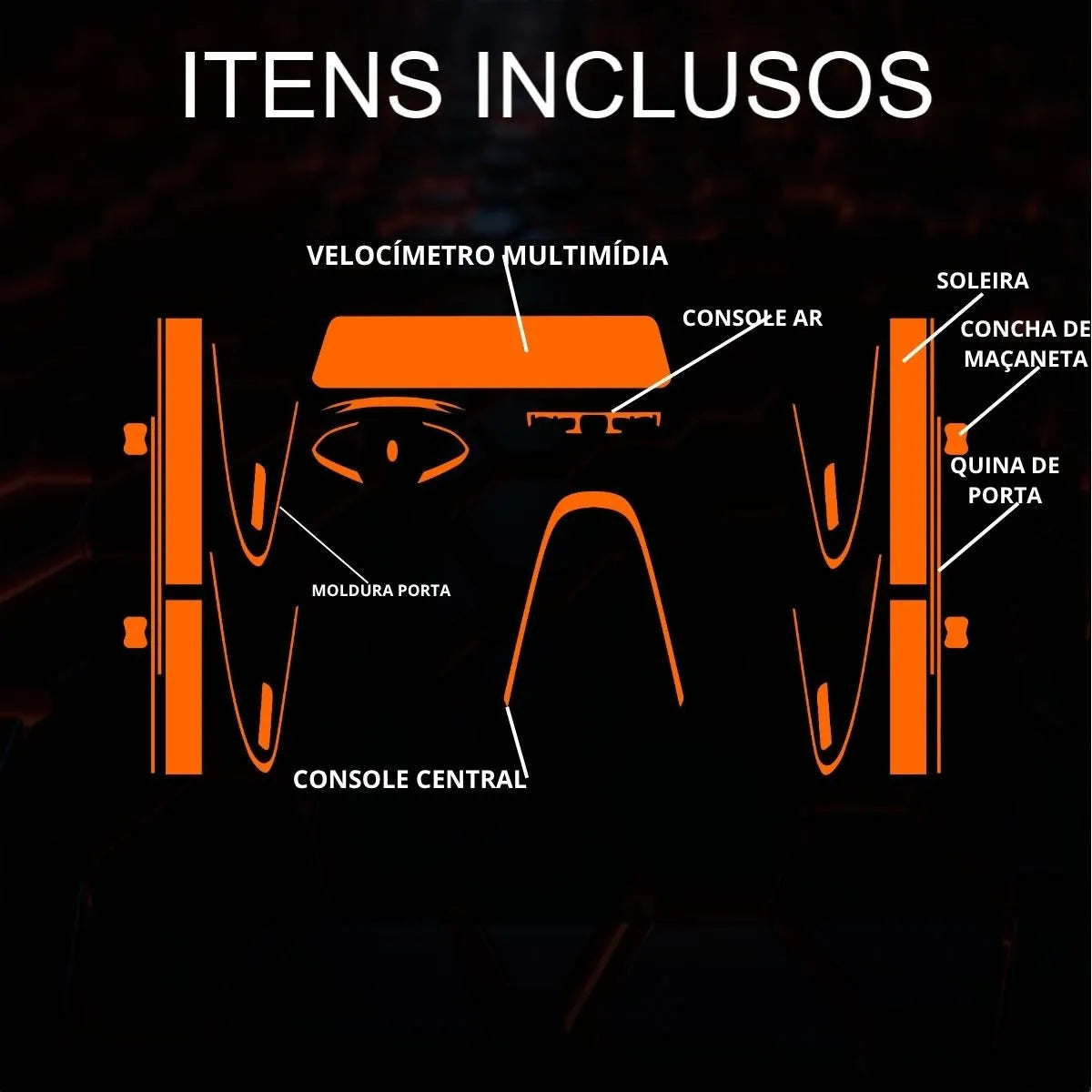 Película PPF Interior e Exterior Ora 03 Skin 2023 a 2026 – Garantia de 5 Anos