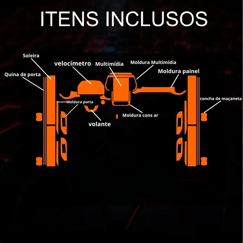 Película PPF Interior e Exterior Ranger Limited 2023 a 2026 – Garantia de 5 Anos