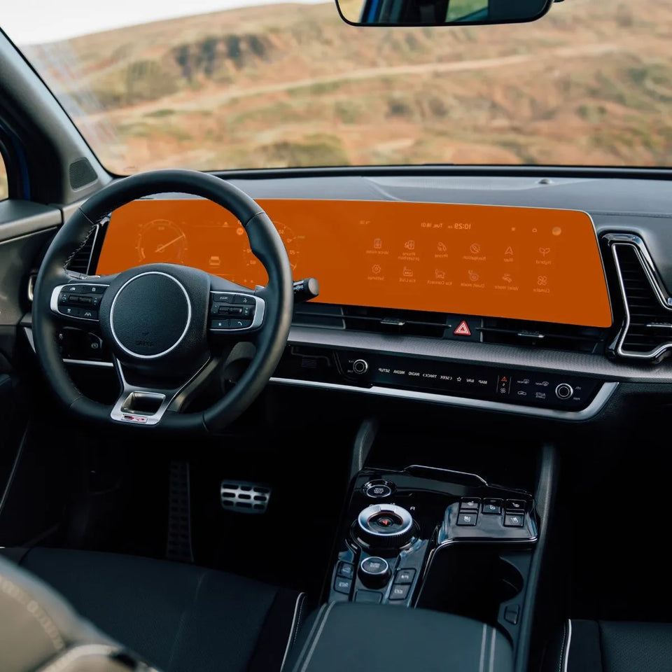 Película PPF Velocímetro Multimídia Kia Sportage 24 25