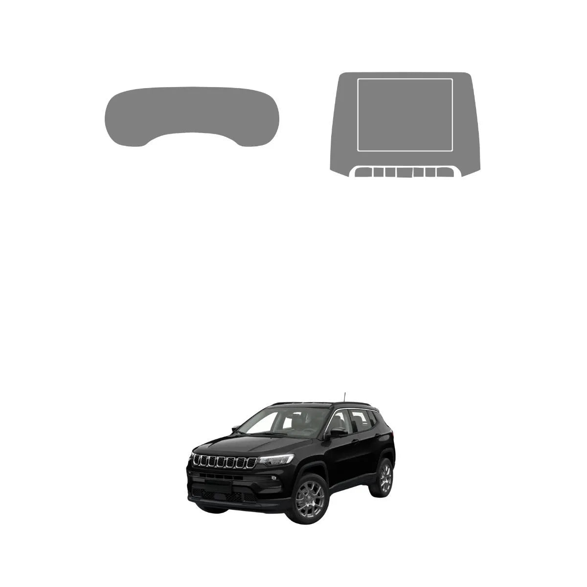 Película PPF Velocímetro Multimídia Compass Sport T270 26