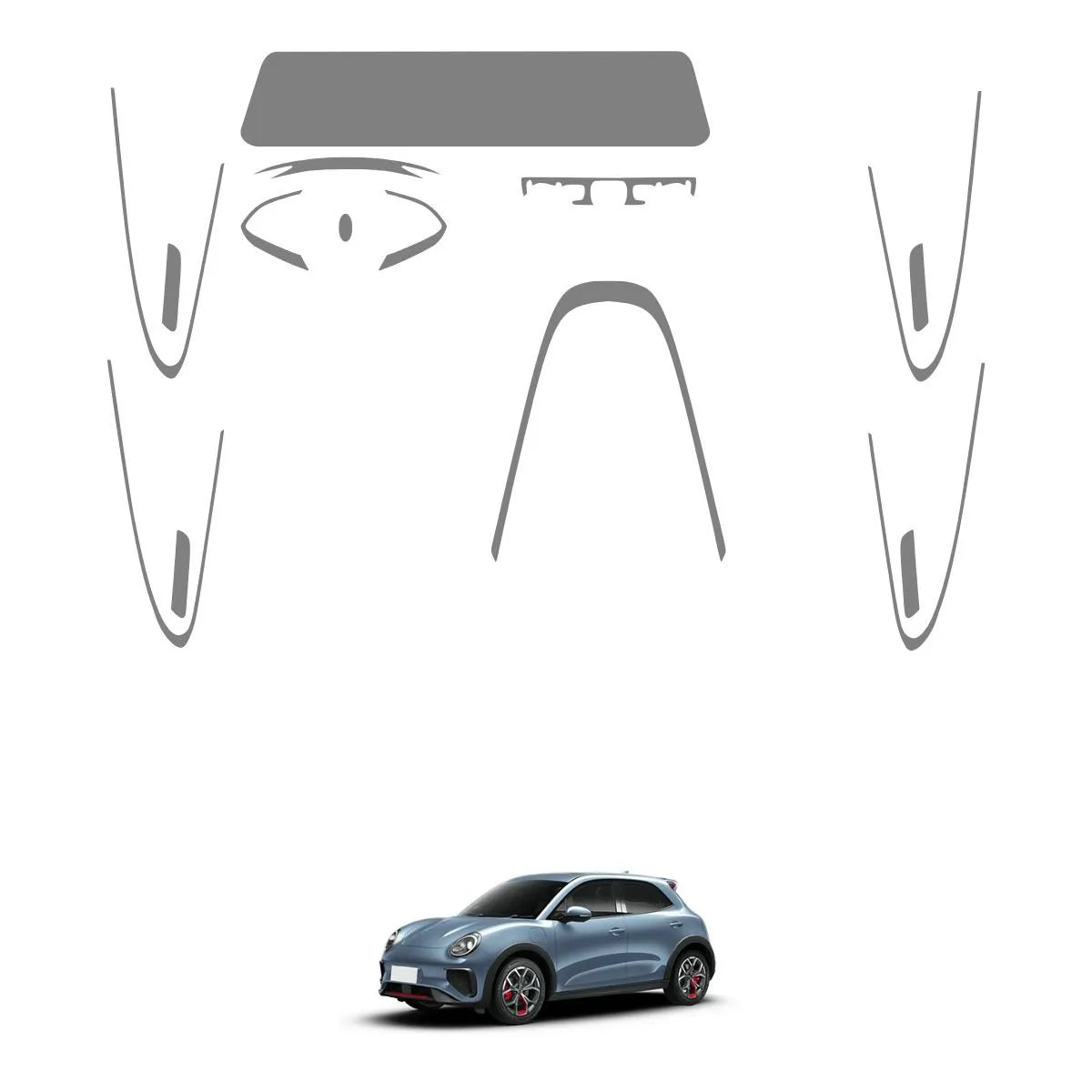 Película PPF Interior e Exterior Ora 03 GT 2023 a 2026 – Garantia de 5 Anos