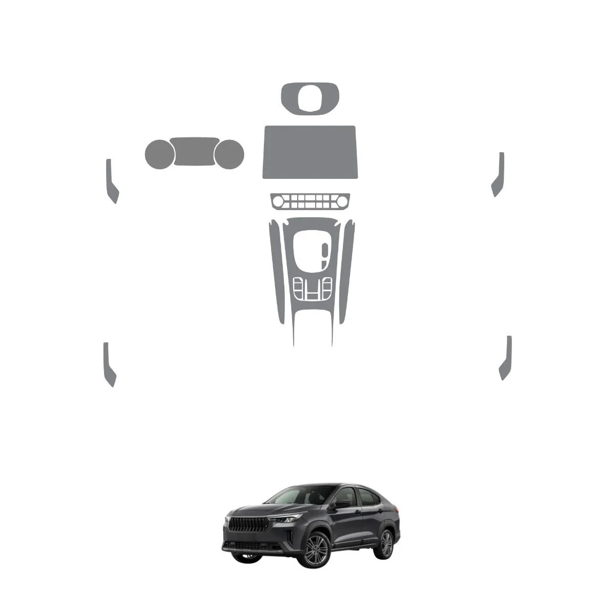 Película PPF Interior Completo Fastback Audace 2022 – Garantia de 5 Anos