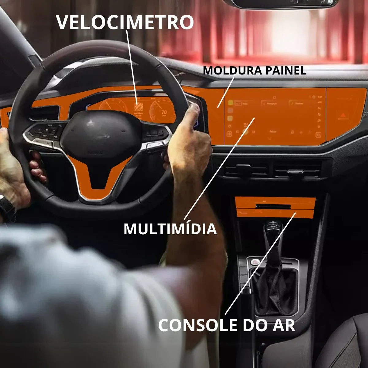 Película PPF Interior Completo Nivus Highline 2022 a 2026 – Garantia de 5 Anos