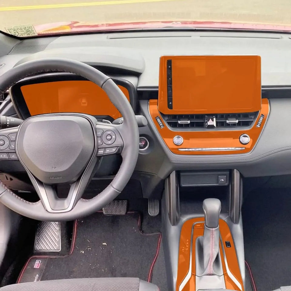 Película PPF Interior Completo Corolla Cross XRX Hybrid 2025