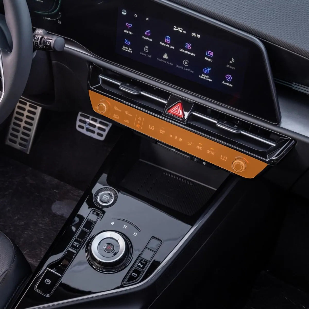 Película PPF Console Ar Kia Niro Rio 23 25