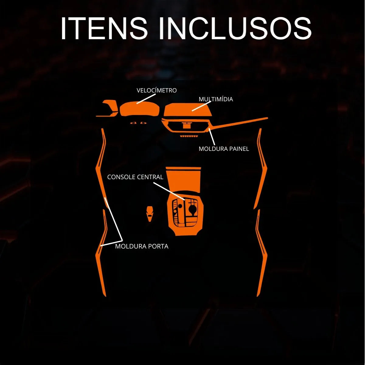 Película PPF Interior Completo BMW 320i GP 2022 – Garantia de 5 Anos