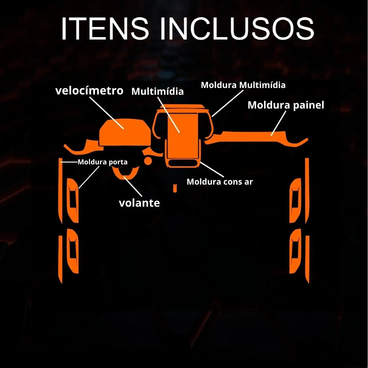 Película PPF Interior Completo Ranger Limited 2023 a 2026 – Garantia de 5 Anos