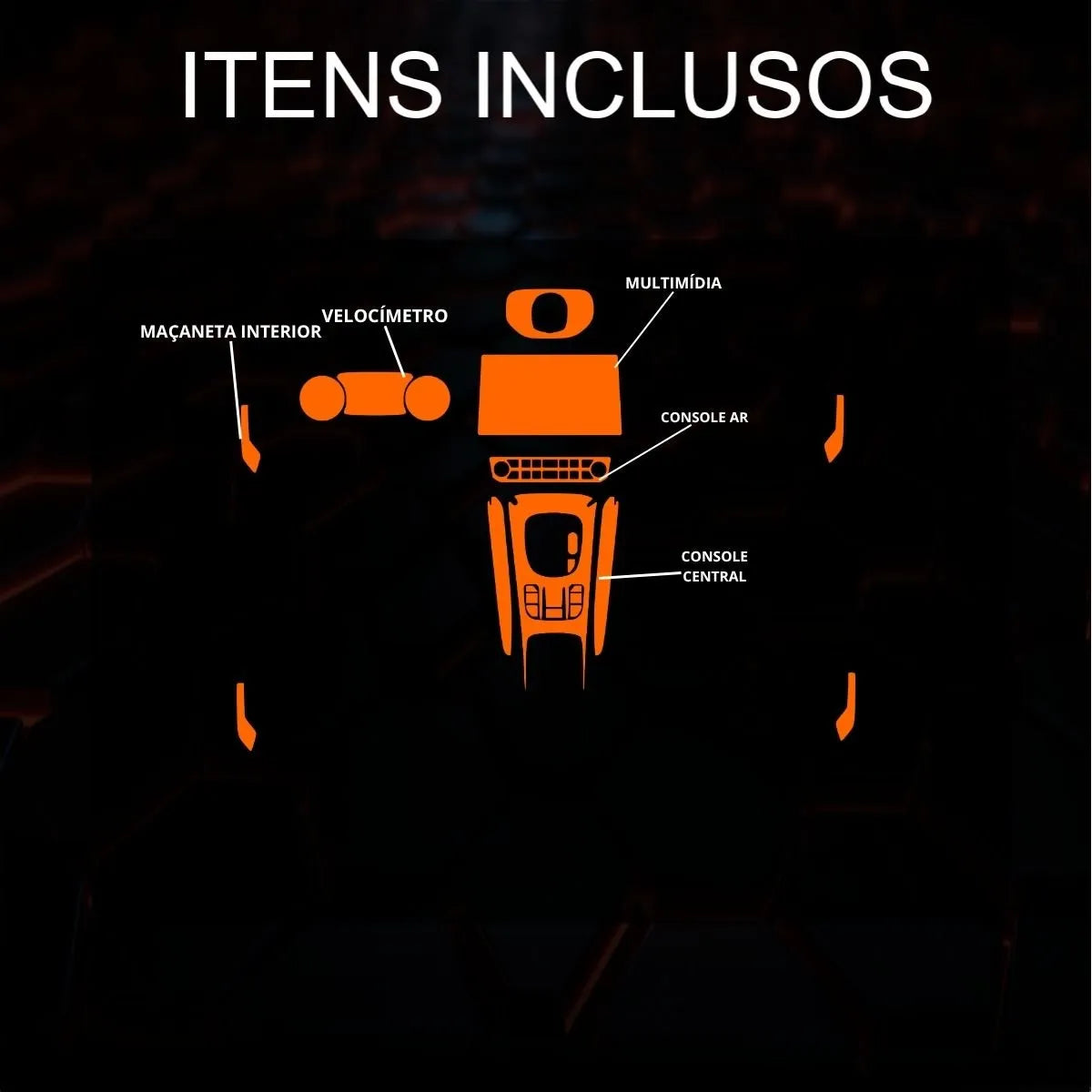 Película PPF Interior Completo Fastback Audace 22 26