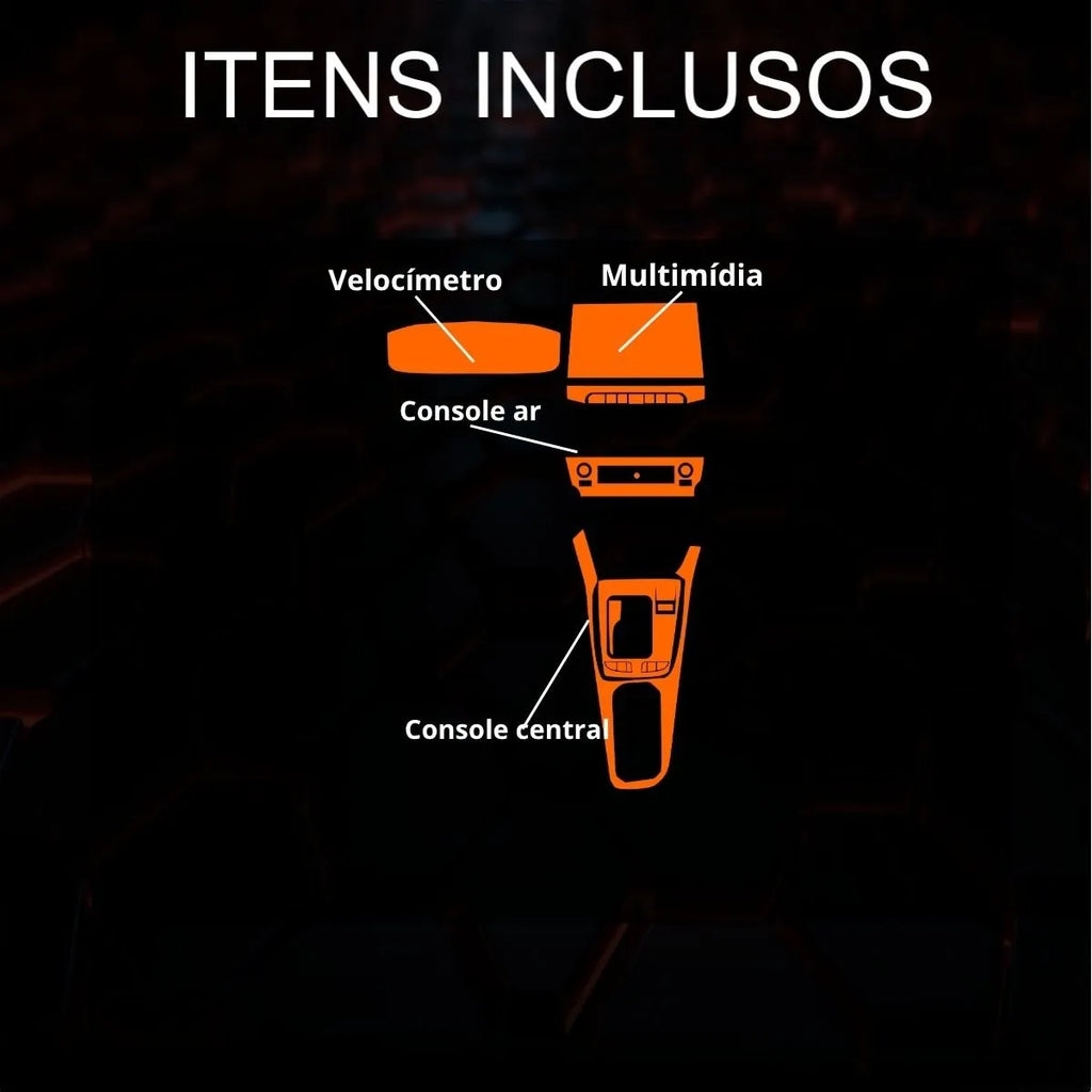 Película PPF Interior Completo Compass Longitude T270 2024 a 2026 – Garantia de 5 Anos