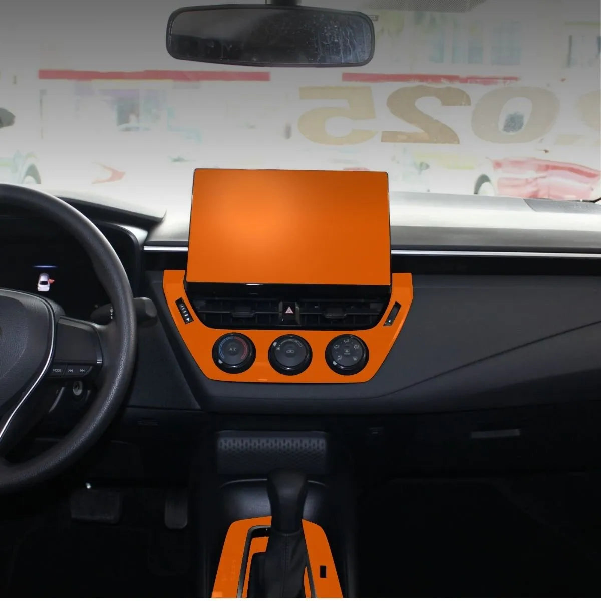 Película PPF Multimídia, Console do Ar e Console Central Corolla GLi 2025 – Garantia de 5 Anos