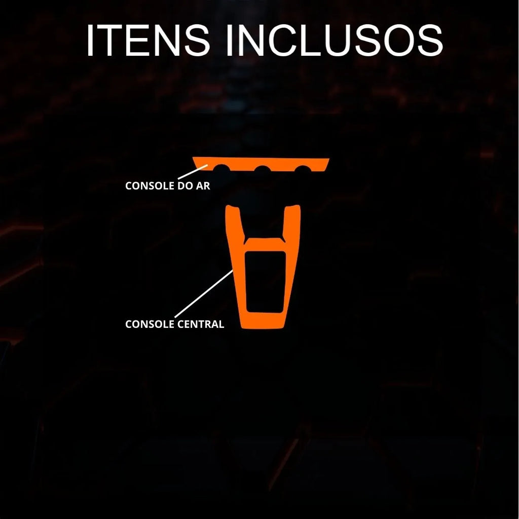Película PPF Console Central e Console do Ar Honda HR-V 2026 – Garantia de 5 Anos