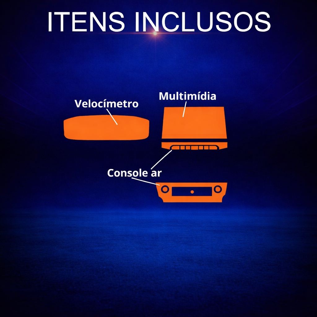 Película PPF Velocímetro Multimídia Console Ar Commander Limited T270 22 26