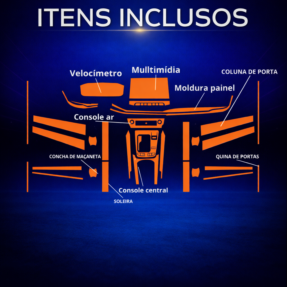 Película PPF Interior Exterior Commander Overland T270 22 26