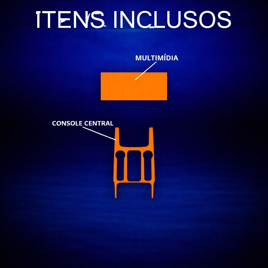 Película PPF Console Central Multimídia Foton Tunland V7 25