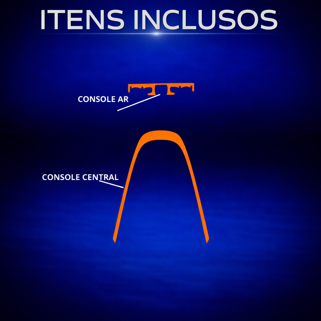 Película PPF Console Central e Console do Ar Ora 03 GT 2023 a 2026