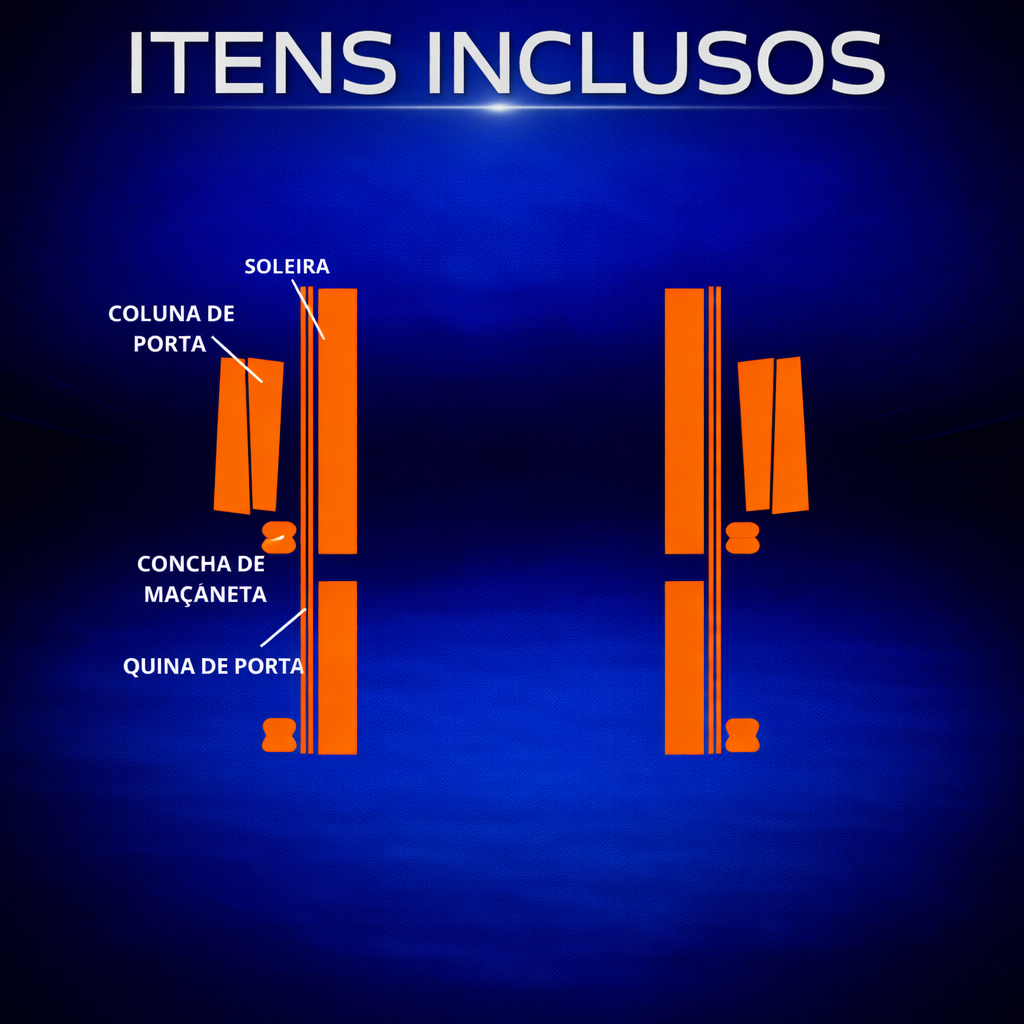 Película PPF Proteção de Portas Haval H9 2026