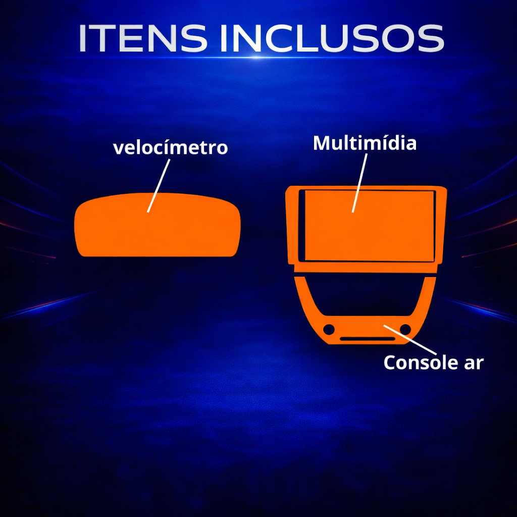 Película PPF Console do Ar, Velocímetro e Multimídia Corolla Cross XRE 2025
