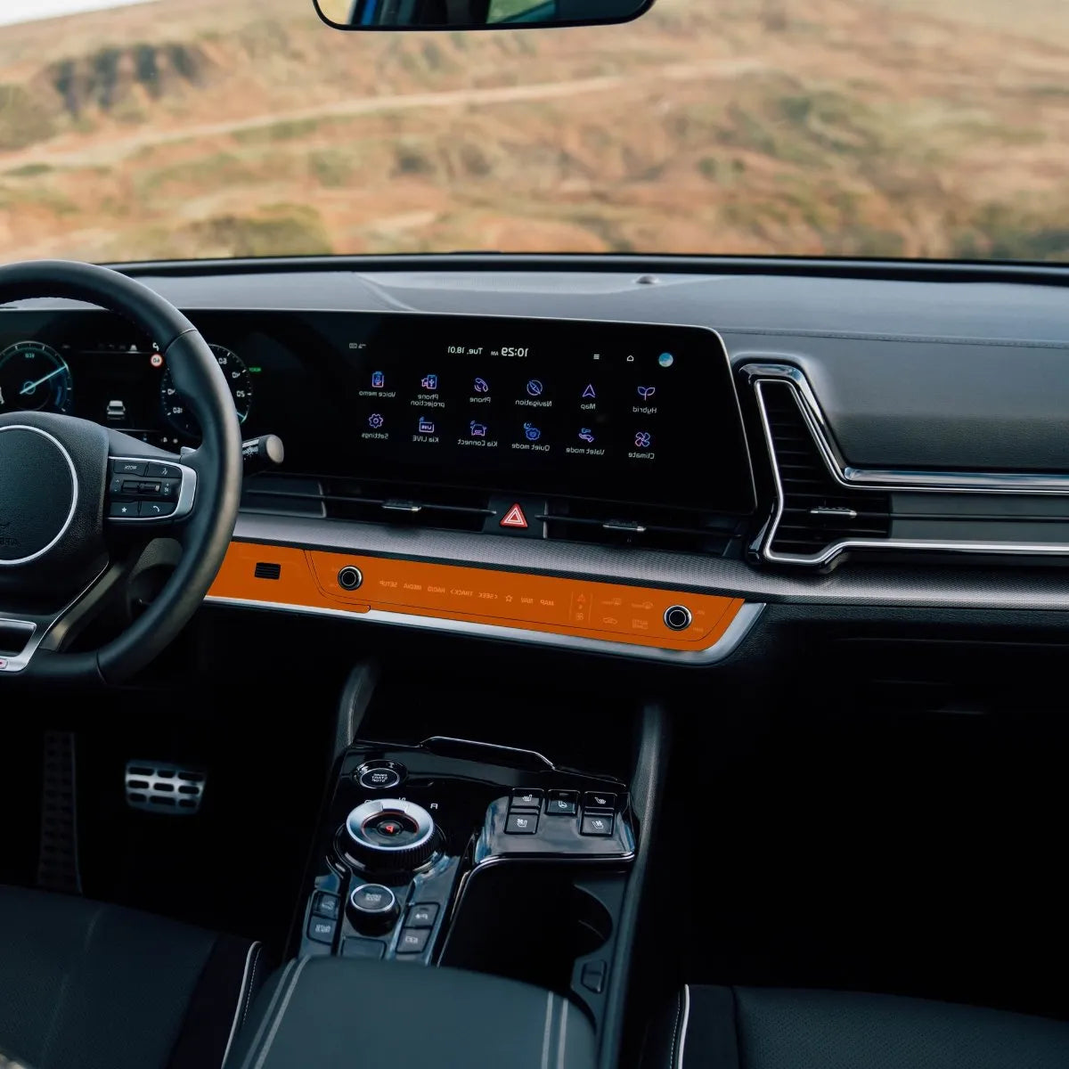 Película PPF Console Ar Kia Sportage 24 25