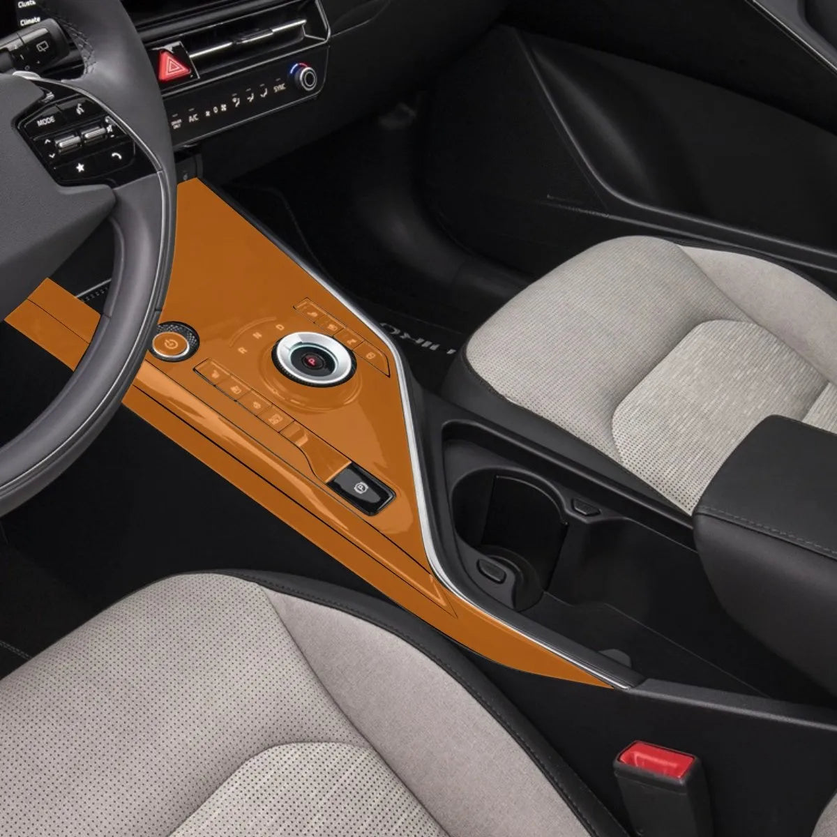 Película PPF Console Central Kia Niro Rio 23 25