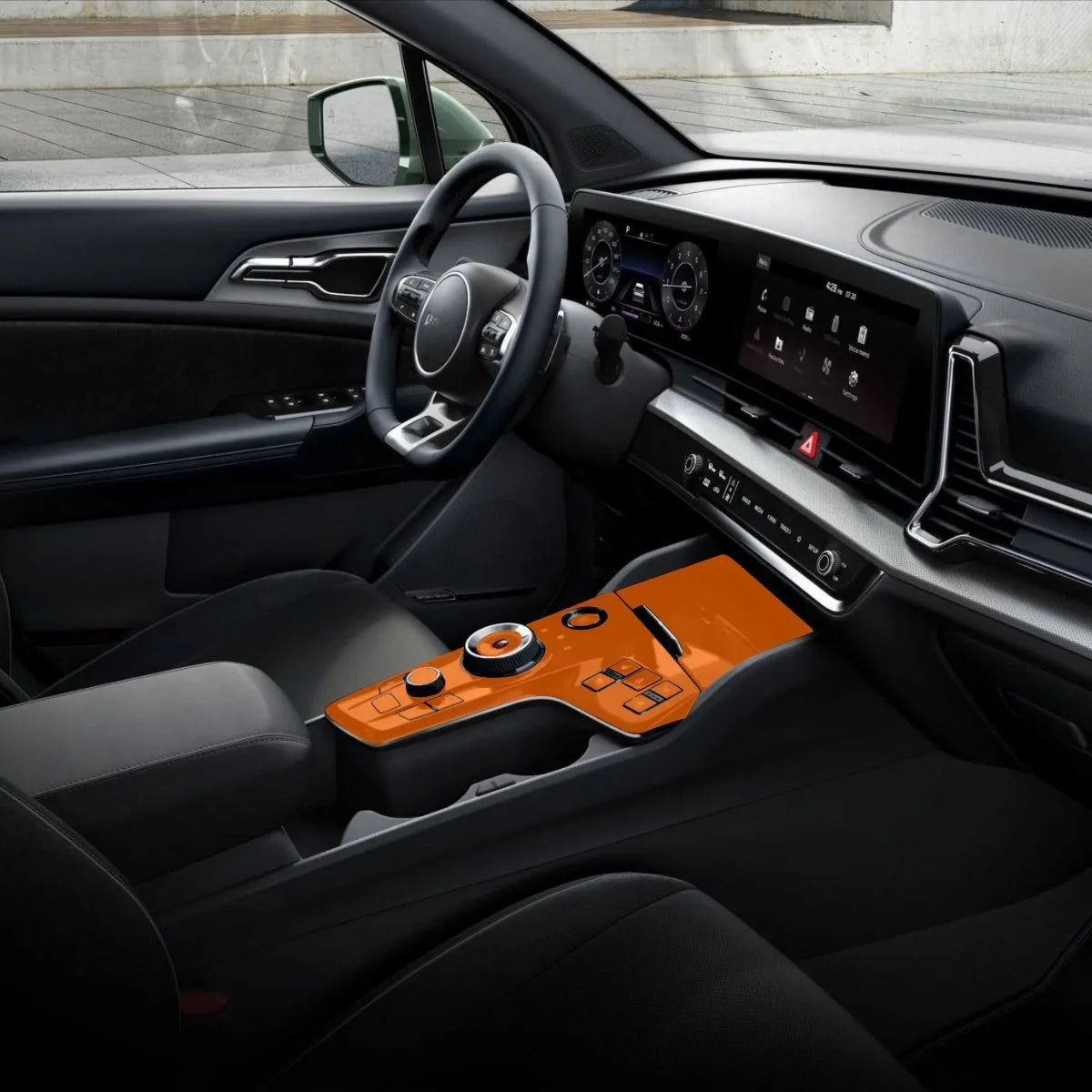 Película PPF Console Central Kia Sportage 24 25