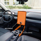 Película PPF Console Central e Multimídia Mustang Mach-E 2023 a 2025 – Garantia de 5 Anos