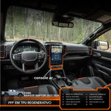 Película PPF Console do Ar Ranger Raptor 2023 a 2026 – Garantia de 5 Anos