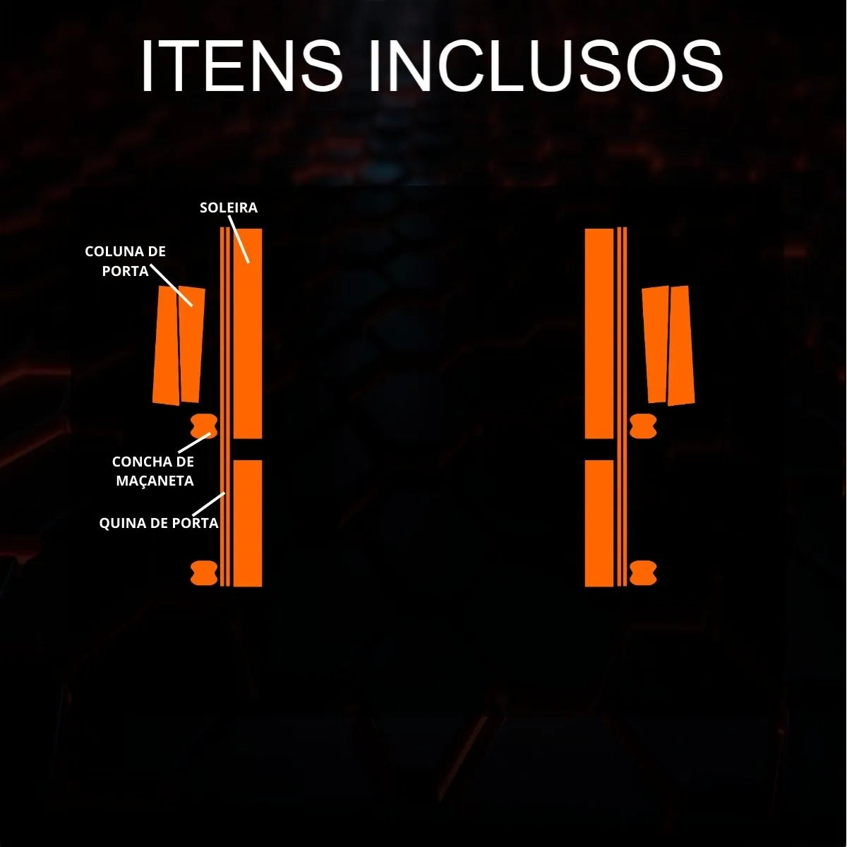 Película PPF Proteção de Portas Haval H9 2026 – Garantia de 5 Anos