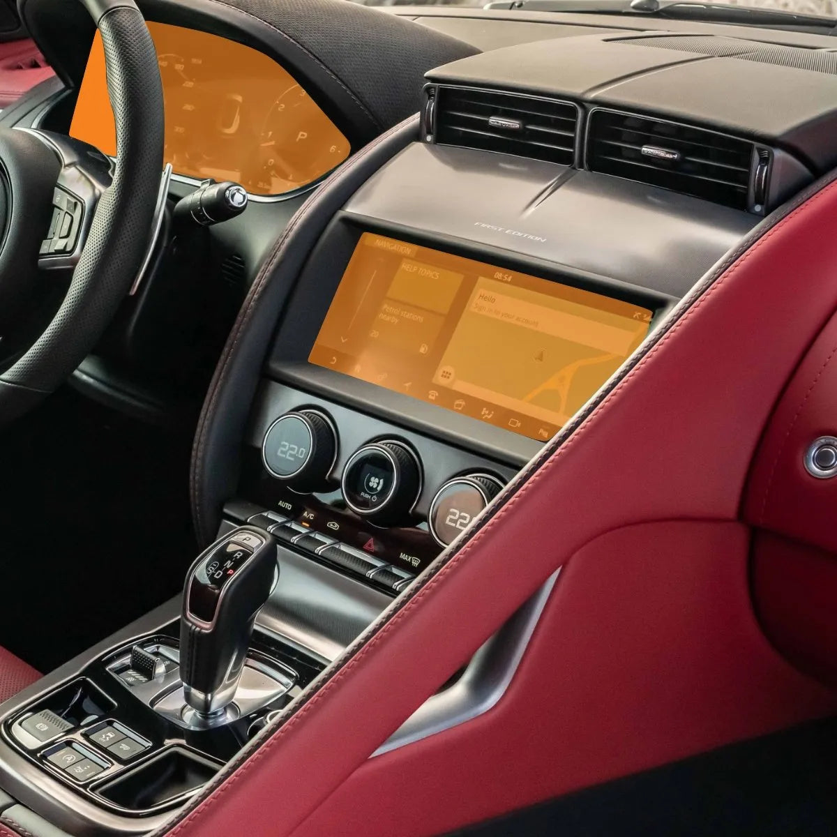 Película PPF Velocímetro Multimídi Jaguar F Type Coupé 20 24