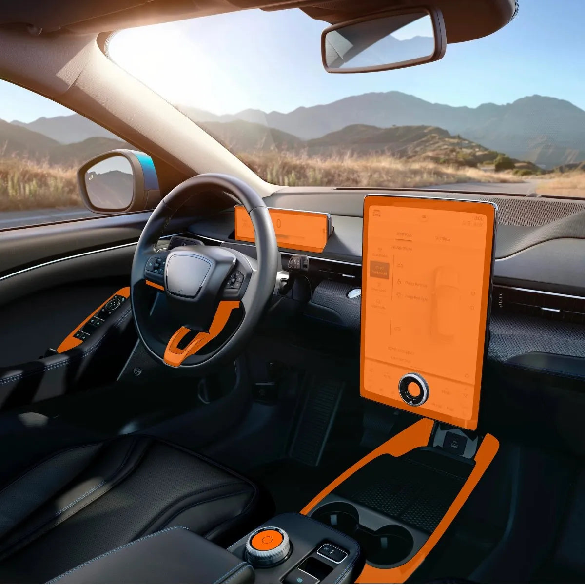 Película PPF Interior e Exterior Mustang Mach-E 2023 a 2025 – Garantia de 5 Anos