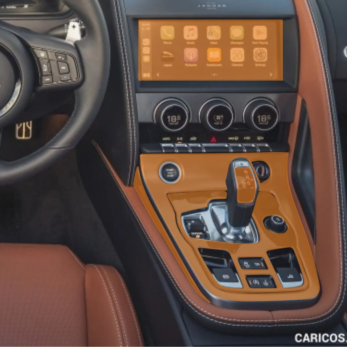 PPF Console Central Multimídia Jaguar F Type Coupé 20 24