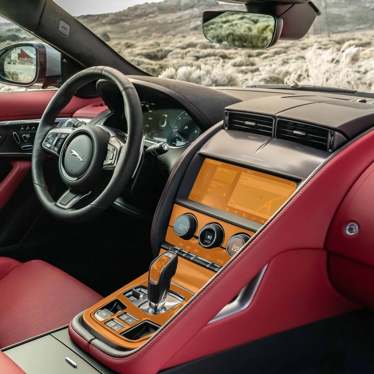 PPF Console Central Ar Multimídia Jaguar F Type Coupé 20 24