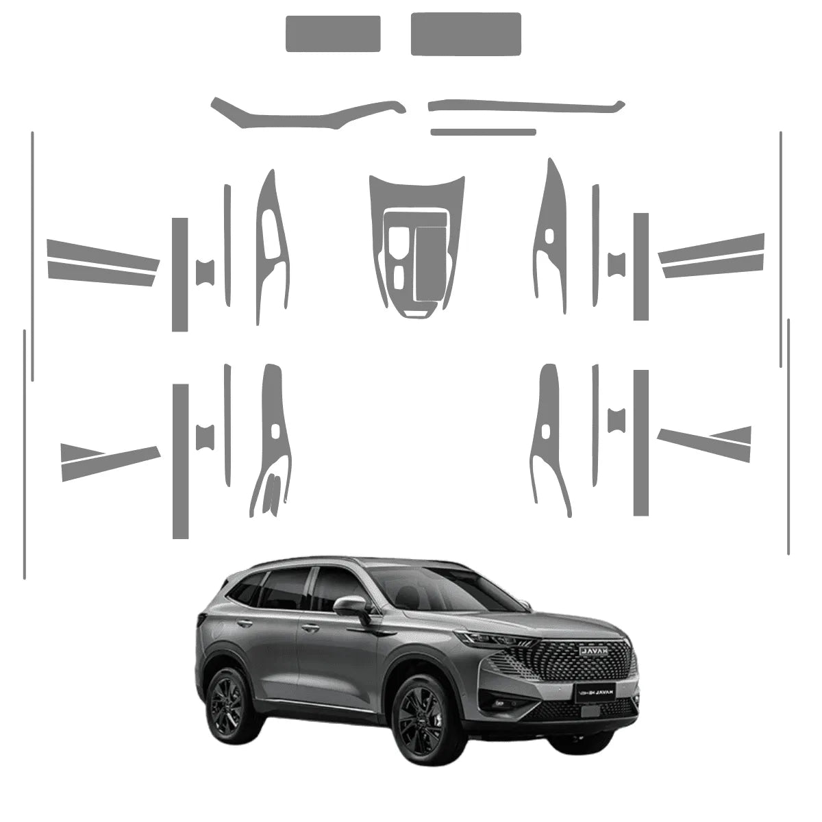 Pelicula PPF Interior Exterior GWM Haval H6 22 25
